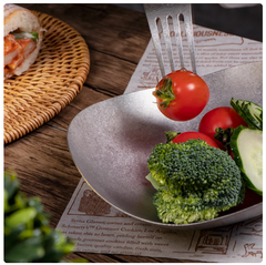 Willa Stainless Steel Plates, Metal 304 Dinner Dishes, Special